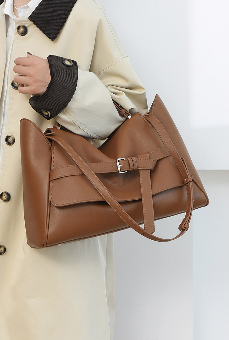 DEEPKEE original nubuck handmade full-grain genuine leather cowhide bag 法式小眾放鬆手提包 952 號