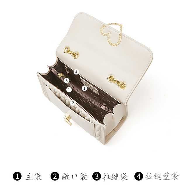 DEEPKEE original nubuck handmade full-grain genuine leather cowhide bag きんこ鍊條斜挎真皮包包 953168F 號