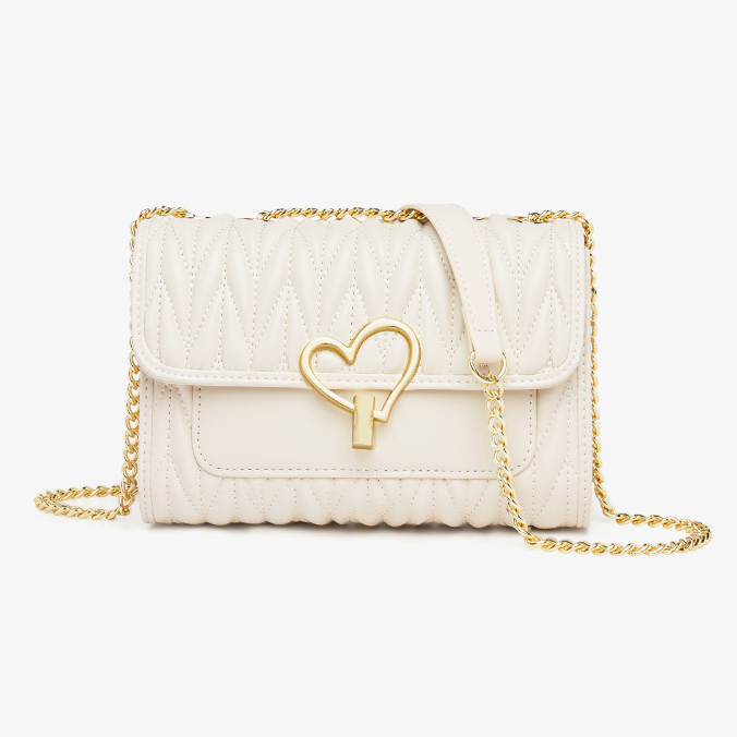 DEEPKEE original nubuck handmade full-grain genuine leather cowhide bag きんこ鍊條斜挎真皮包包 953168F 號