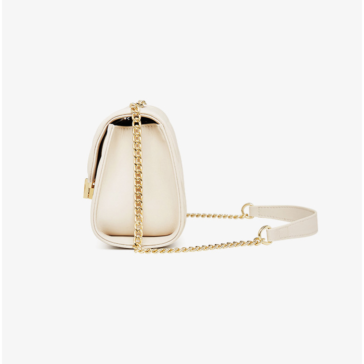 DEEPKEE original nubuck handmade full-grain genuine leather cowhide bag きんこ鍊條斜挎真皮包包 953168F 號