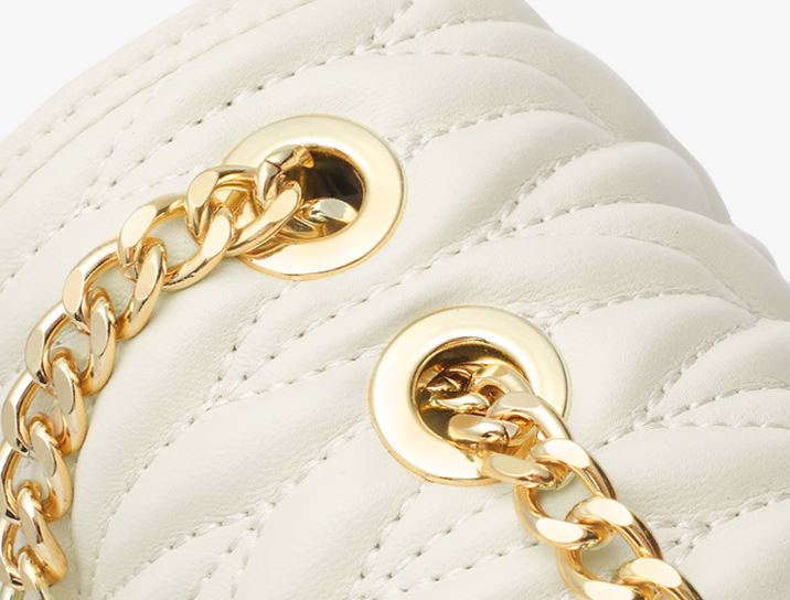 DEEPKEE original nubuck handmade full-grain genuine leather cowhide bag きんこ鍊條斜挎真皮包包 953168F 號