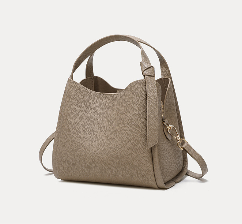 DEEPKEE original nubuck handmade full-grain genuine leather cowhide bag 牛皮大容量水桶包 9605 號