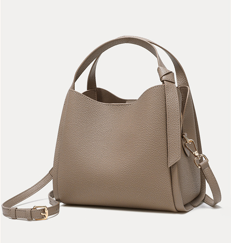 DEEPKEE original nubuck handmade full-grain genuine leather cowhide bag 牛皮大容量水桶包 9605 號