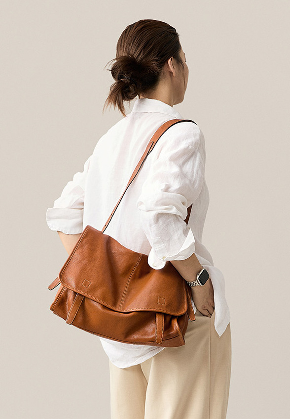 香港狄記皮具 狄記 原創真皮手工 ins郵差包 ins風格包包 頭層牛皮包包 皮革 原創手工真皮 皮件 DEEPKEE 復古真皮手工包