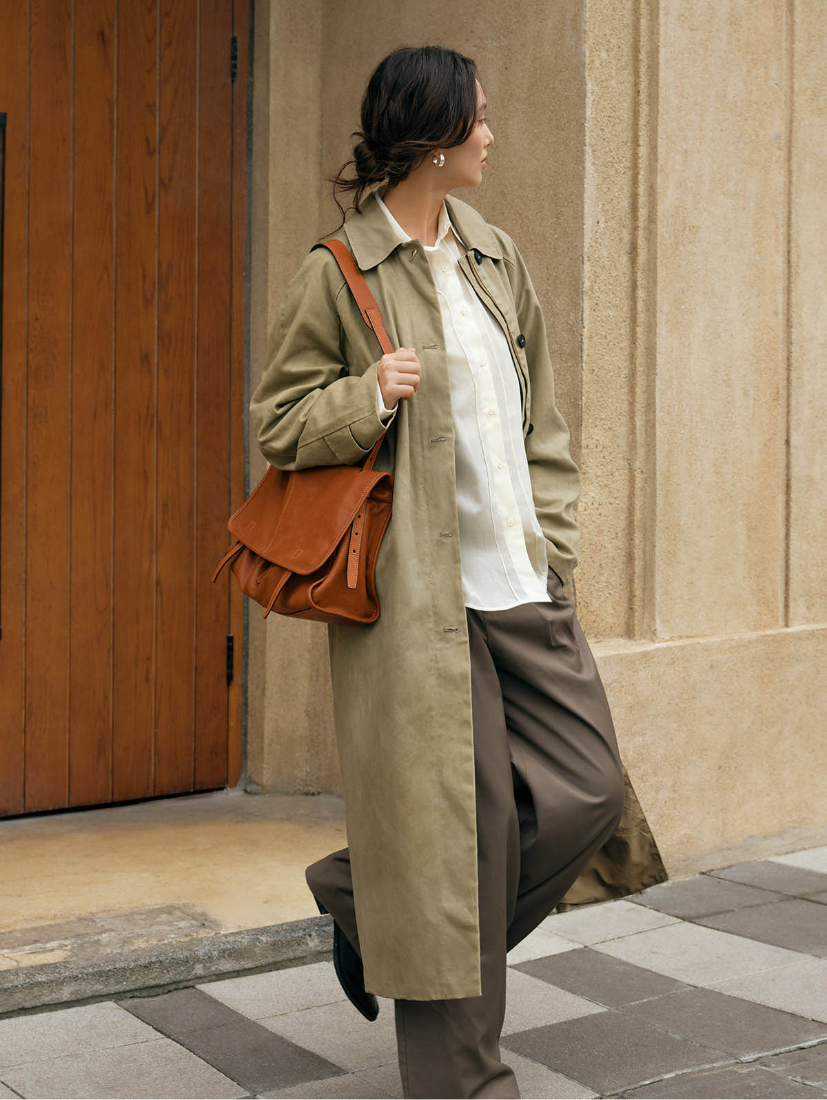 香港狄記皮具 狄記 原創真皮手工 ins郵差包 ins風格包包 頭層牛皮包包 皮革 原創手工真皮 皮件 DEEPKEE 復古真皮手工包