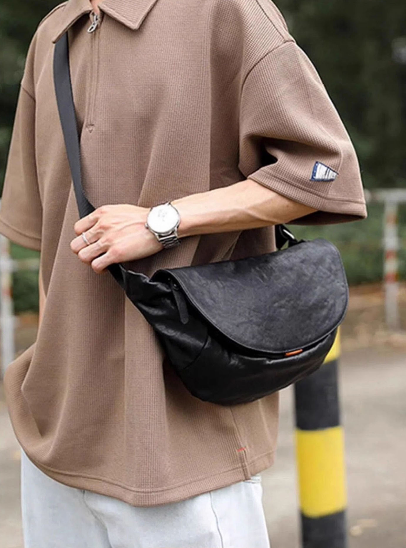 香港狄記皮具 狄記 原創真皮手工 ins郵差包 ins風格包包 頭層牛皮包包 皮革 原創手工真皮 皮件 DEEPKEE 復古真皮手工包