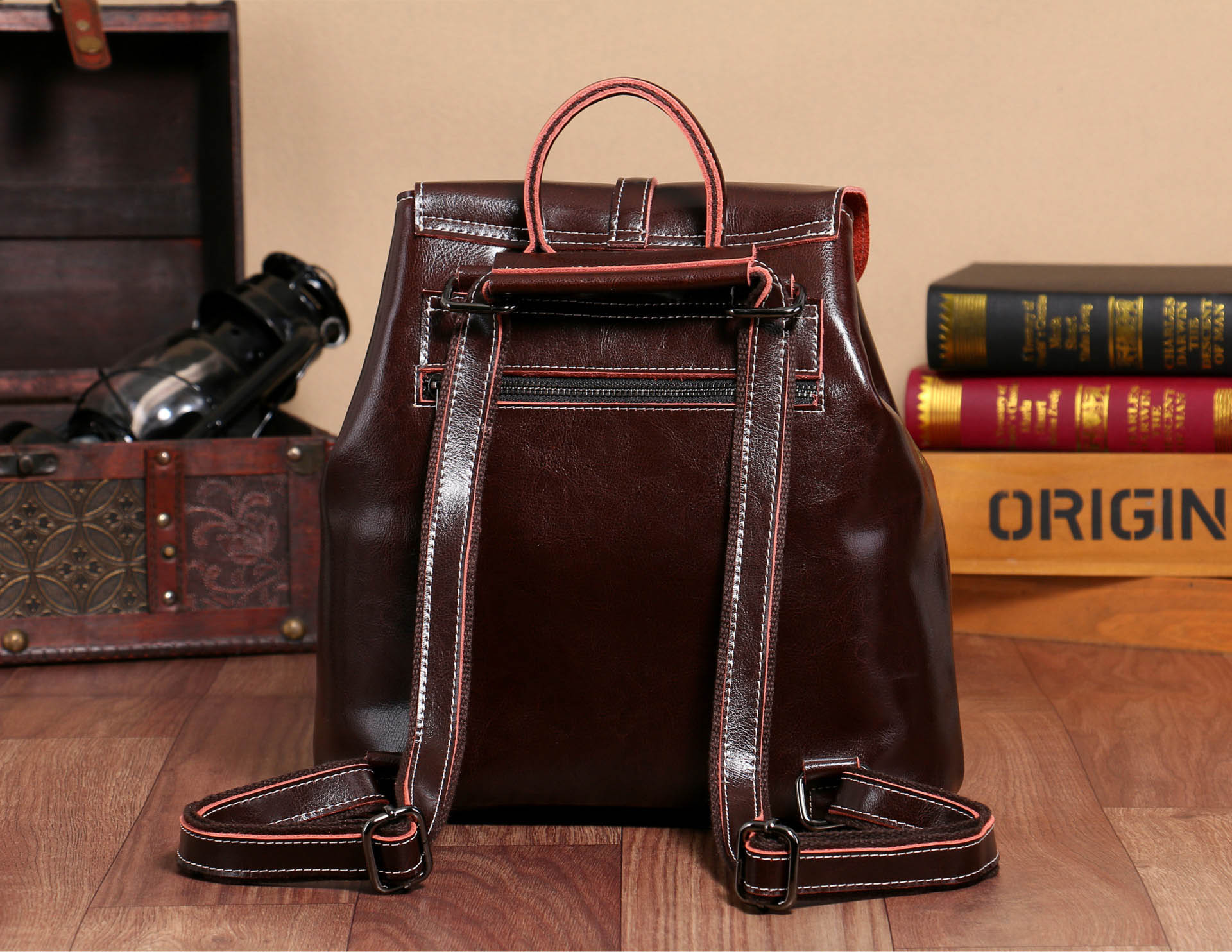 香港狄記皮具 狄記 原創真皮手工 ins郵差包 ins風格包包 頭層牛皮包包 皮革 原創手工真皮 皮件 DEEPKEE 復古真皮手工包