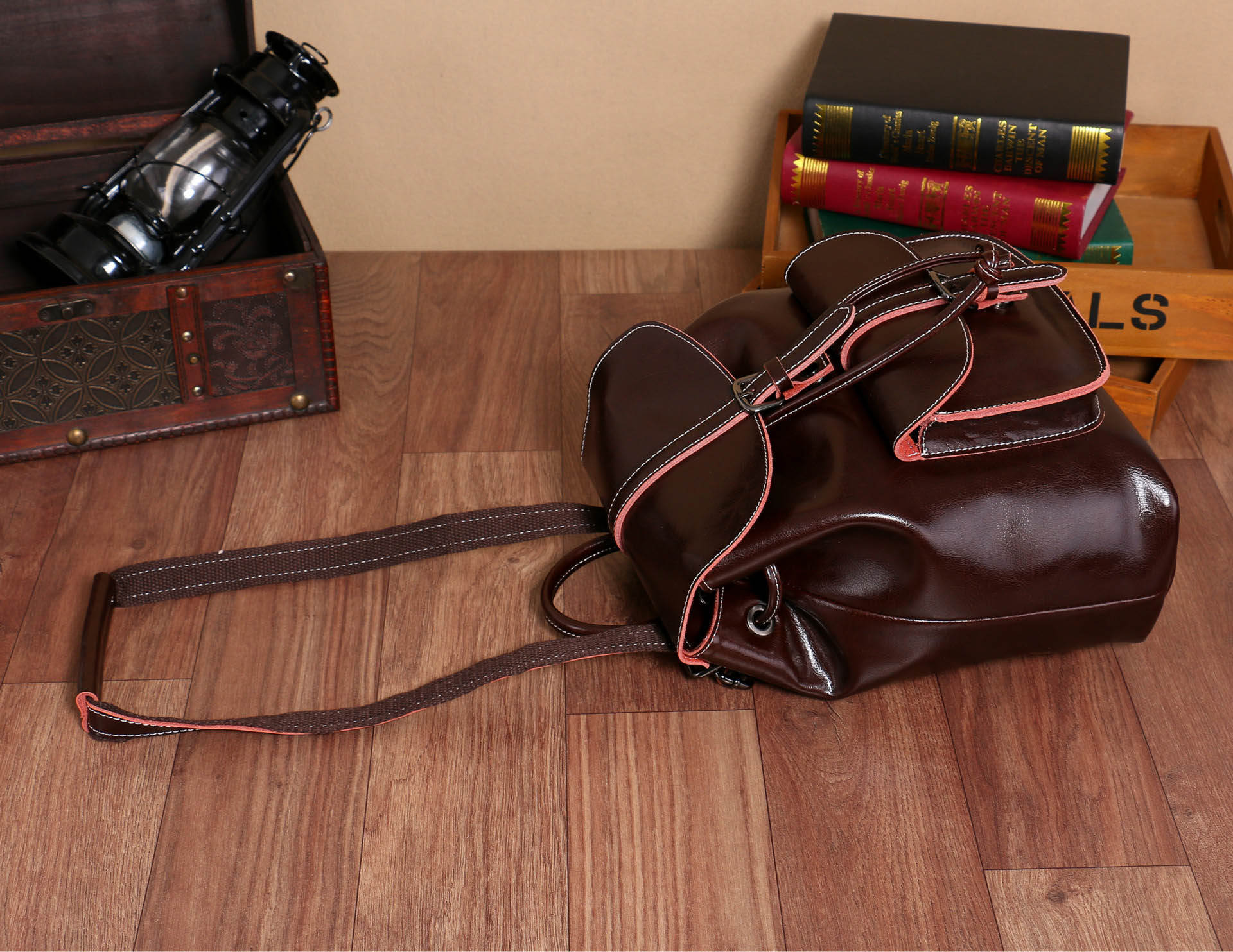 香港狄記皮具 狄記 原創真皮手工 ins郵差包 ins風格包包 頭層牛皮包包 皮革 原創手工真皮 皮件 DEEPKEE 復古真皮手工包