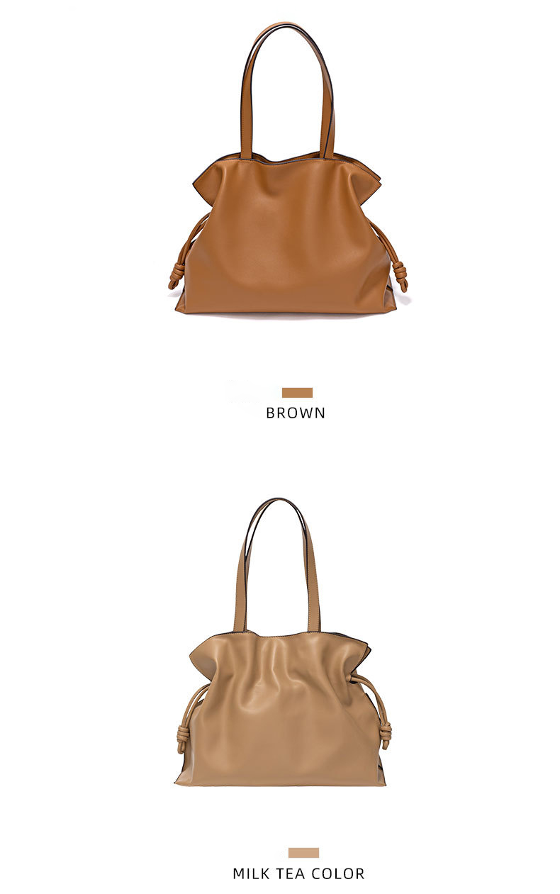 DEEPKEE original nubuck handmade full-grain genuine leather cowhide bag 真皮女包皺褶包牛皮單肩包 9976 號