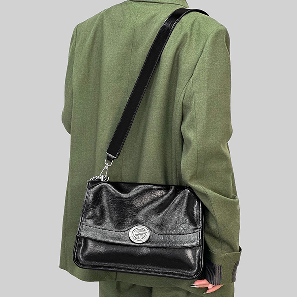 DEEPKEE-時尚牛皮流浪包A265-1號