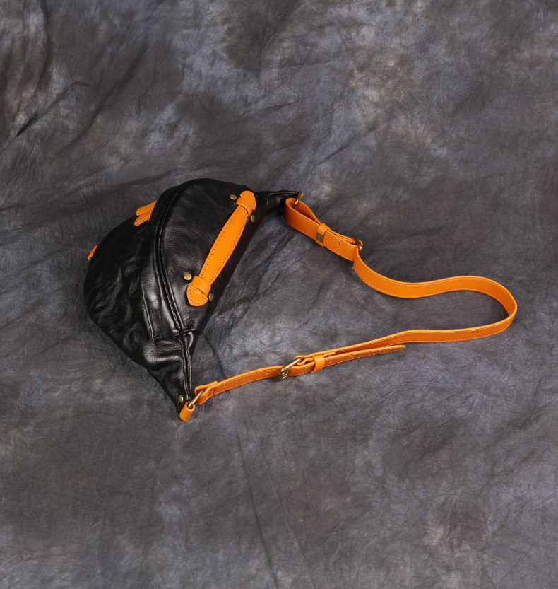 香港狄記皮具 狄記 原創真皮手工 ins郵差包 ins風格包包 頭層牛皮包包 皮革 原創手工真皮 皮件 DEEPKEE 復古真皮手工包