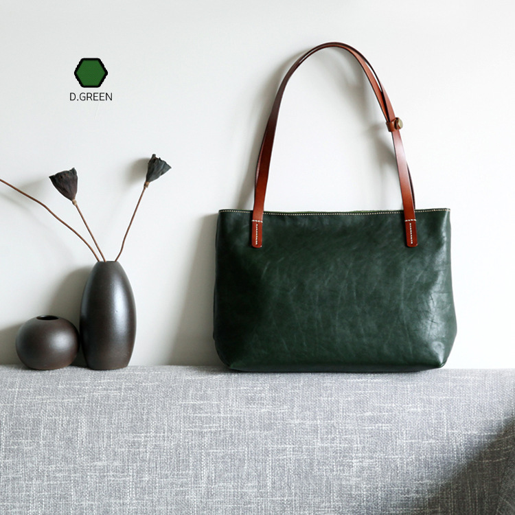 DEEPKEE 新款真皮女包 頭層牛皮植鞣皮女包 樹膏皮手工包 BR6002 號