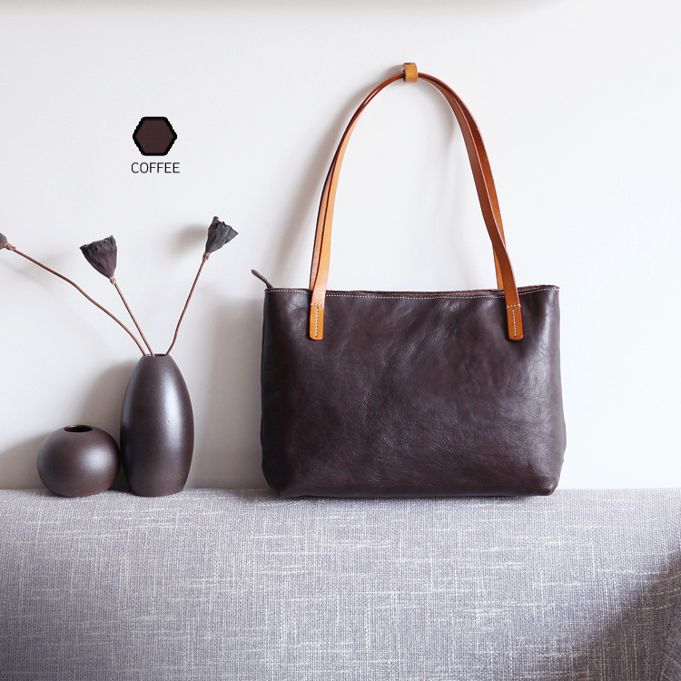 DEEPKEE 新款真皮女包 頭層牛皮植鞣皮女包 樹膏皮手工包 BR6002 號