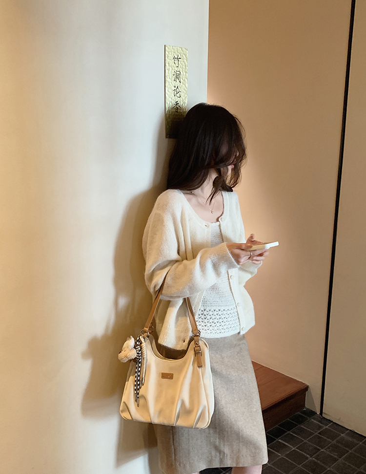 DEEPKEE original nubuck handmade full-grain genuine leather cowhide bag 芬蘭遊記托特包 CD2107號