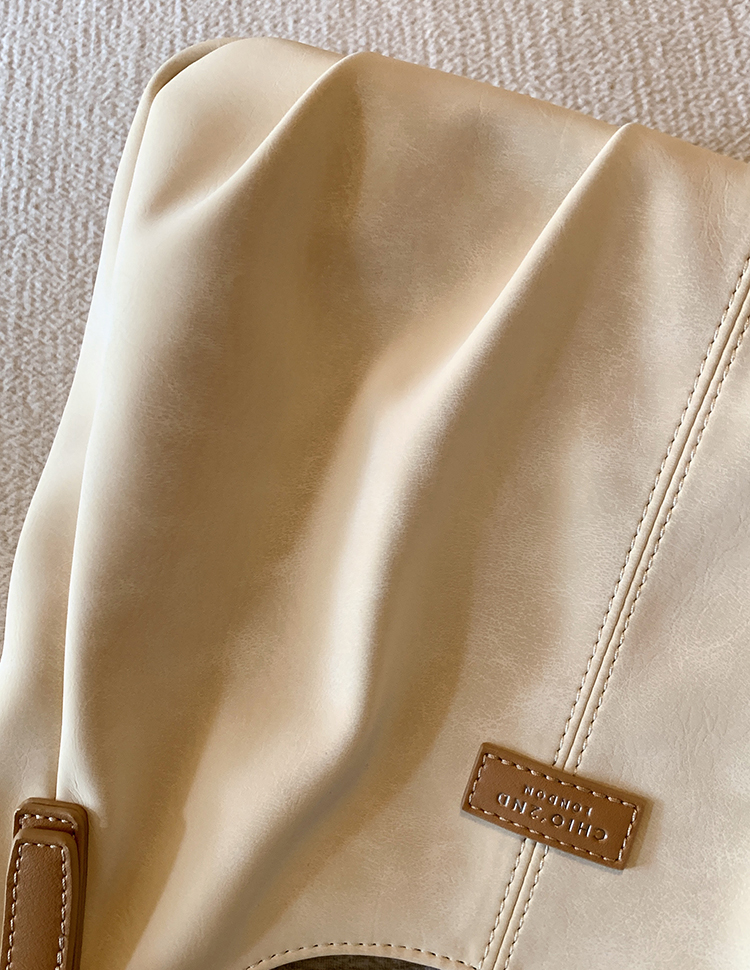 DEEPKEE original nubuck handmade full-grain genuine leather cowhide bag 芬蘭遊記托特包 CD2107號