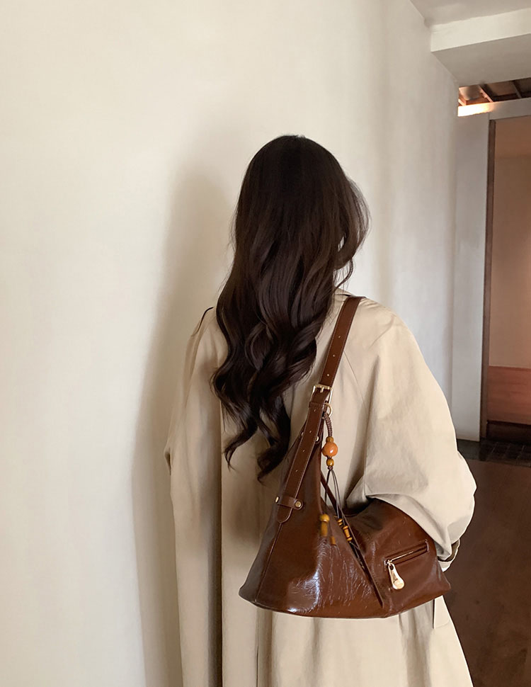 DEEPKEE original nubuck handmade full-grain genuine leather cowhide bag 楓糖物語托特包 CD33237號