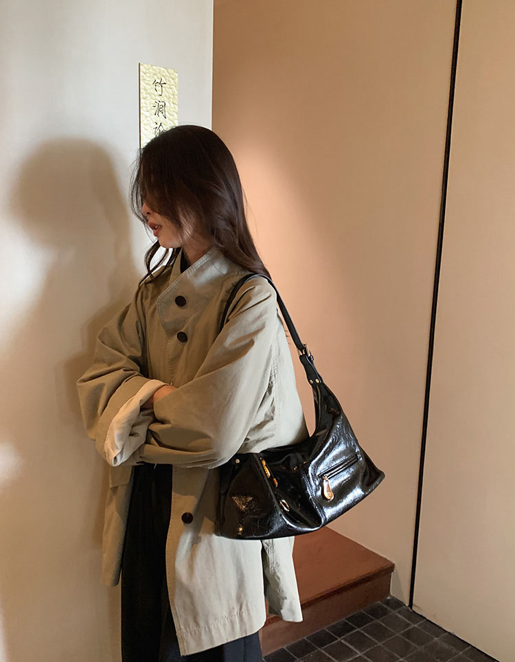 DEEPKEE original nubuck handmade full-grain genuine leather cowhide bag 楓糖物語托特包 CD33237號