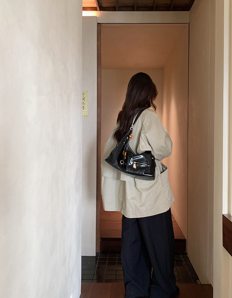 DEEPKEE original nubuck handmade full-grain genuine leather cowhide bag 楓糖物語托特包 CD33237號