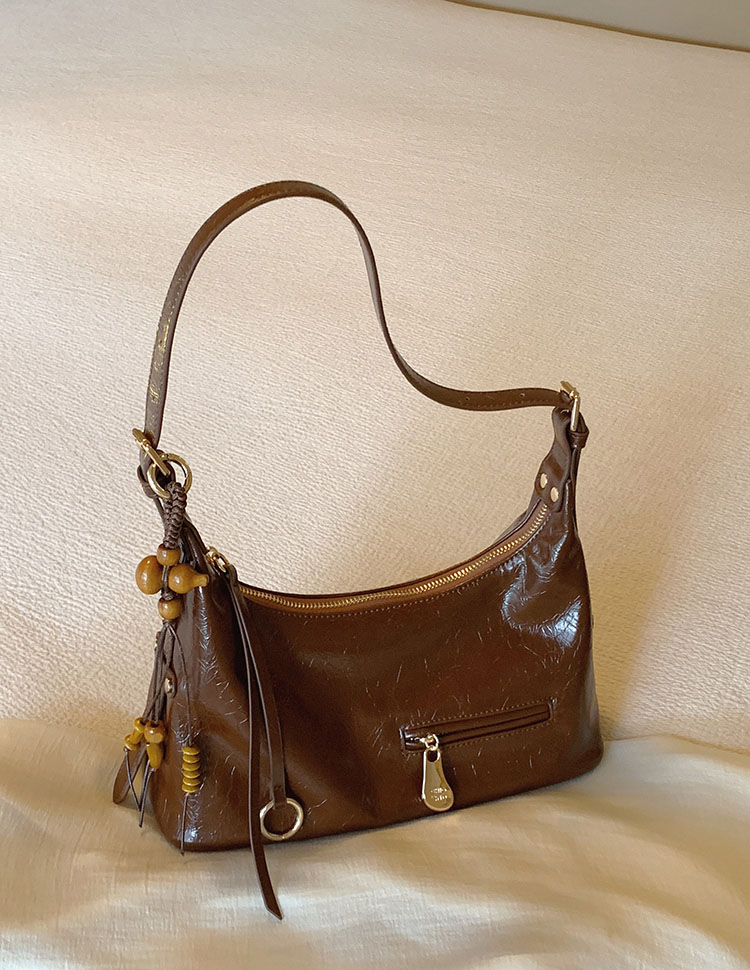 DEEPKEE original nubuck handmade full-grain genuine leather cowhide bag 楓糖物語托特包 CD33237號