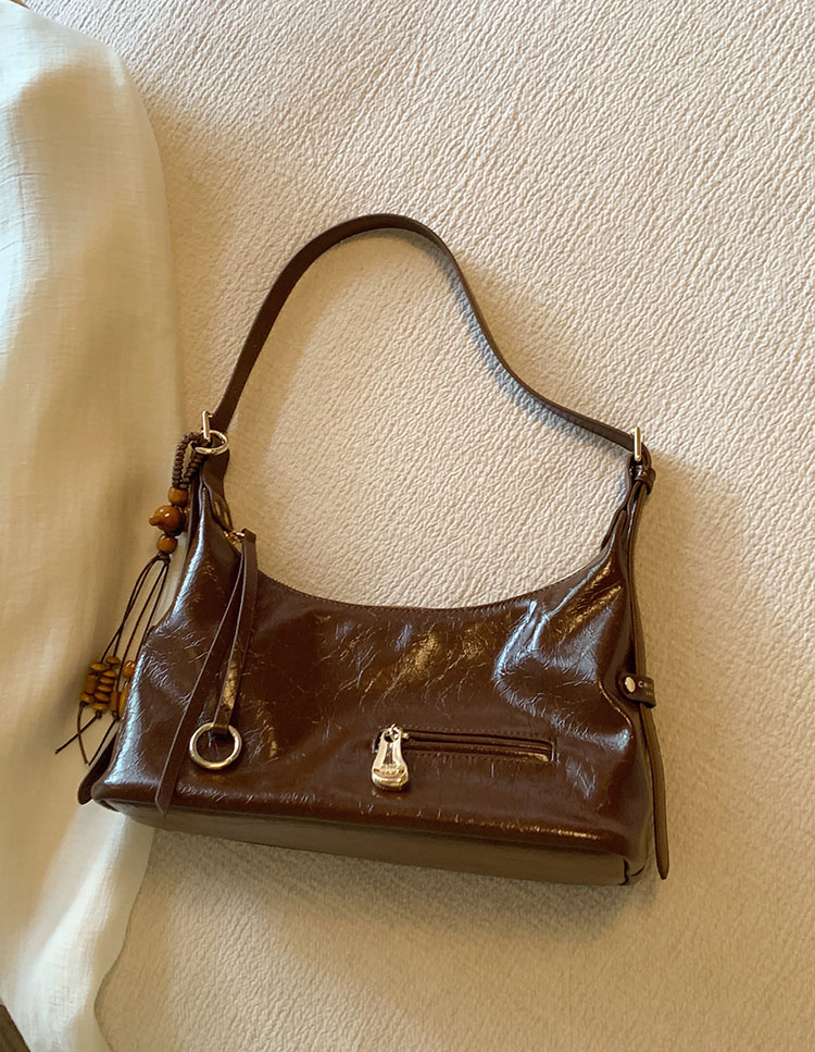 DEEPKEE original nubuck handmade full-grain genuine leather cowhide bag 楓糖物語托特包 CD33237號