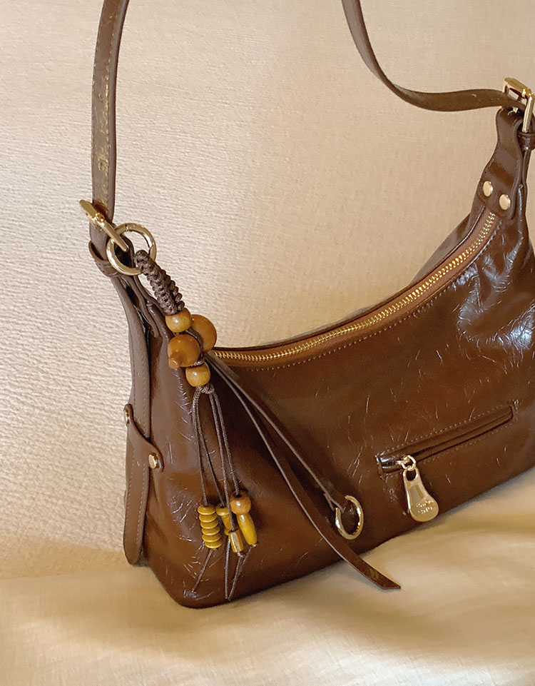 DEEPKEE original nubuck handmade full-grain genuine leather cowhide bag 楓糖物語托特包 CD33237號