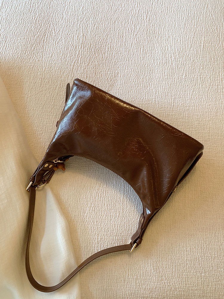 DEEPKEE original nubuck handmade full-grain genuine leather cowhide bag 楓糖物語托特包 CD33237號