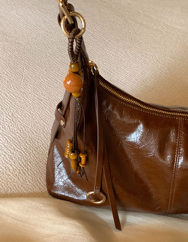 DEEPKEE original nubuck handmade full-grain genuine leather cowhide bag 楓糖物語托特包 CD33237號