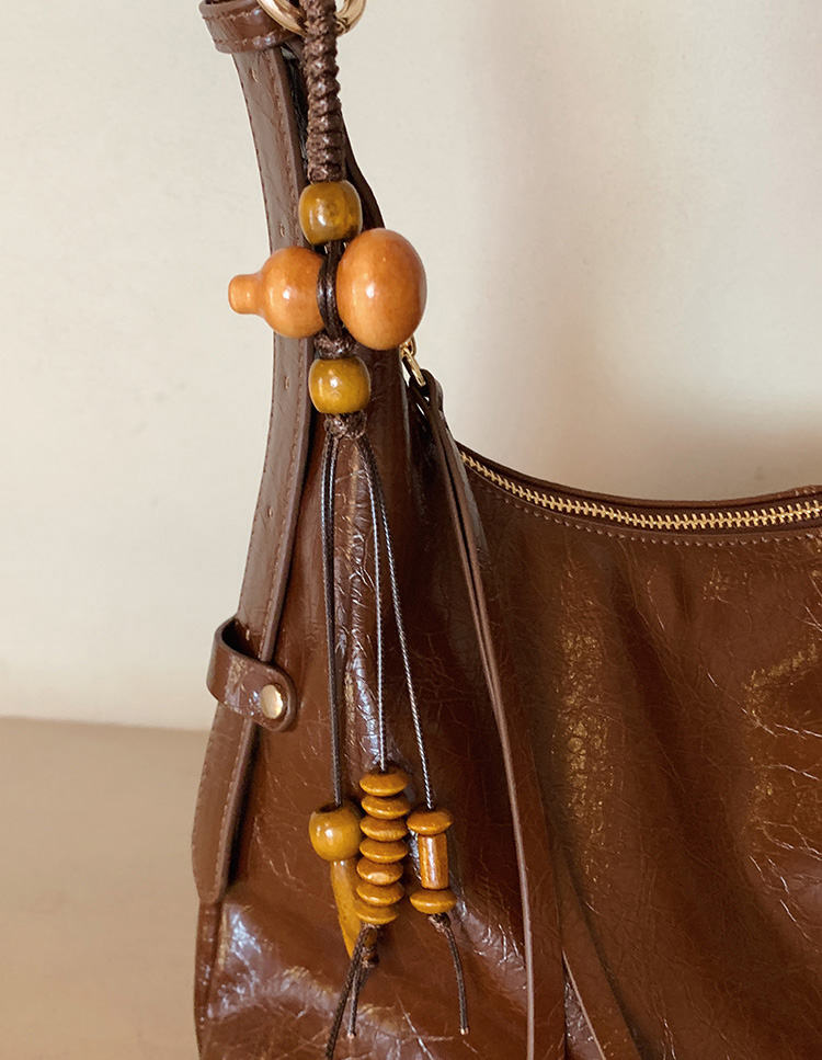 DEEPKEE original nubuck handmade full-grain genuine leather cowhide bag 楓糖物語托特包 CD33237號