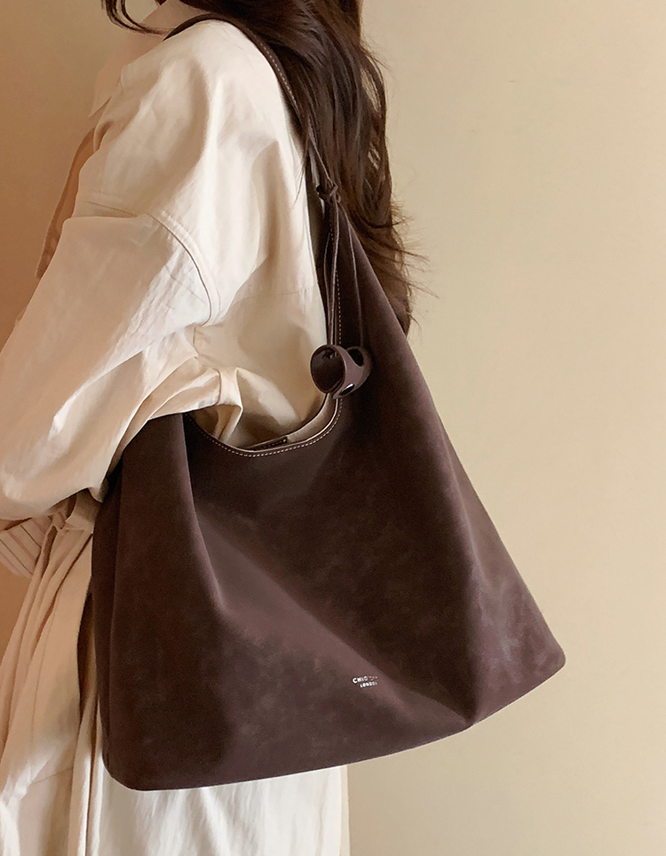 DEEPKEE original nubuck handmade full-grain genuine leather cowhide bag 墨玉森林托特包 CD33256號號