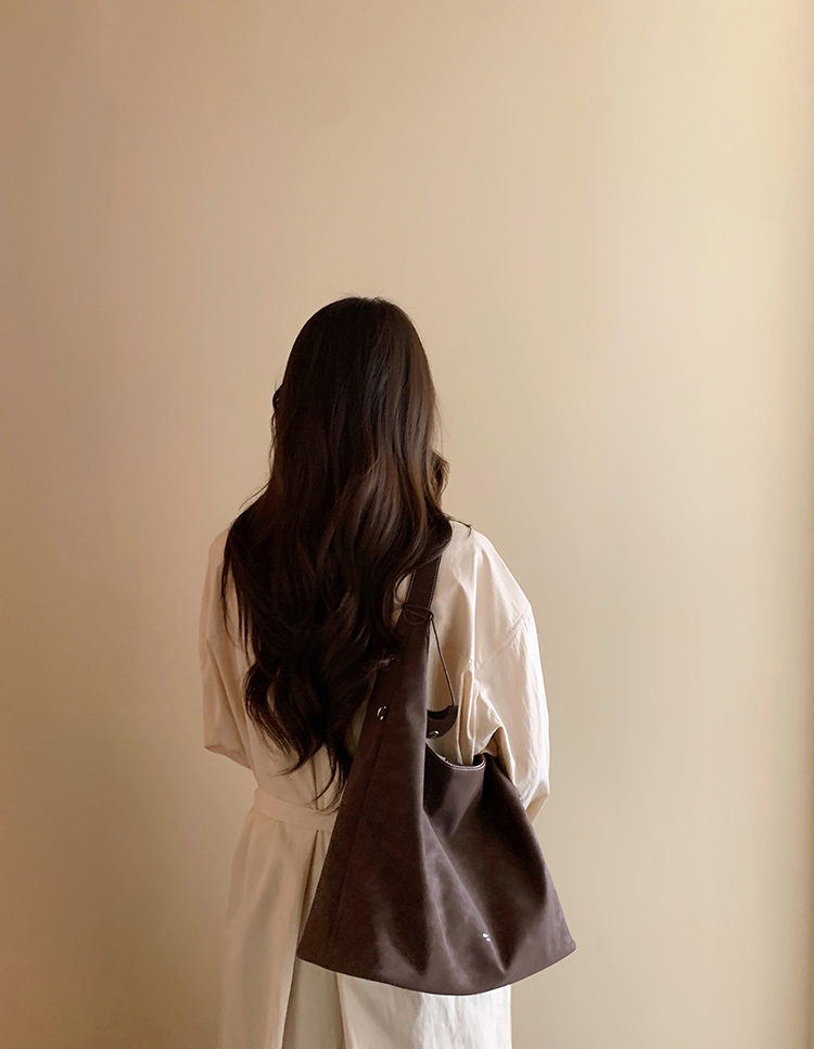 DEEPKEE original nubuck handmade full-grain genuine leather cowhide bag 墨玉森林托特包 CD33256號號