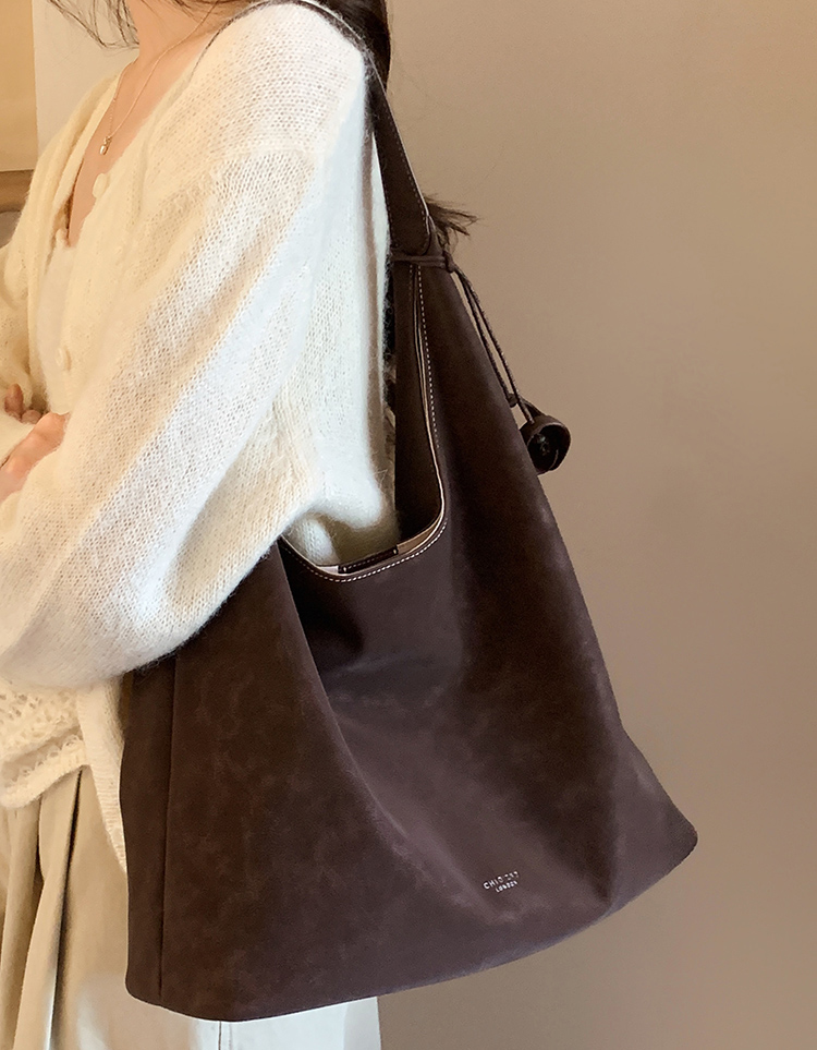 DEEPKEE original nubuck handmade full-grain genuine leather cowhide bag 墨玉森林托特包 CD33256號號