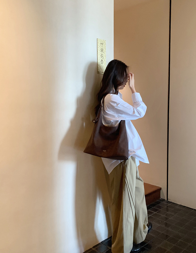 DEEPKEE original nubuck handmade full-grain genuine leather cowhide bag 墨玉森林托特包 CD33256號號
