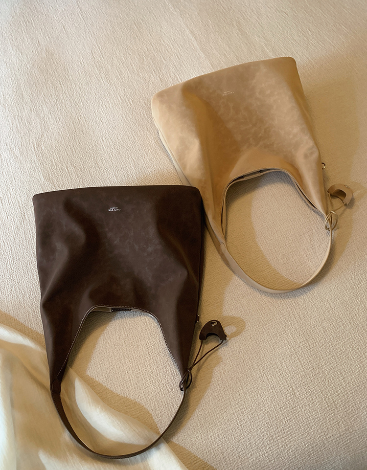 DEEPKEE original nubuck handmade full-grain genuine leather cowhide bag 墨玉森林托特包 CD33256號號