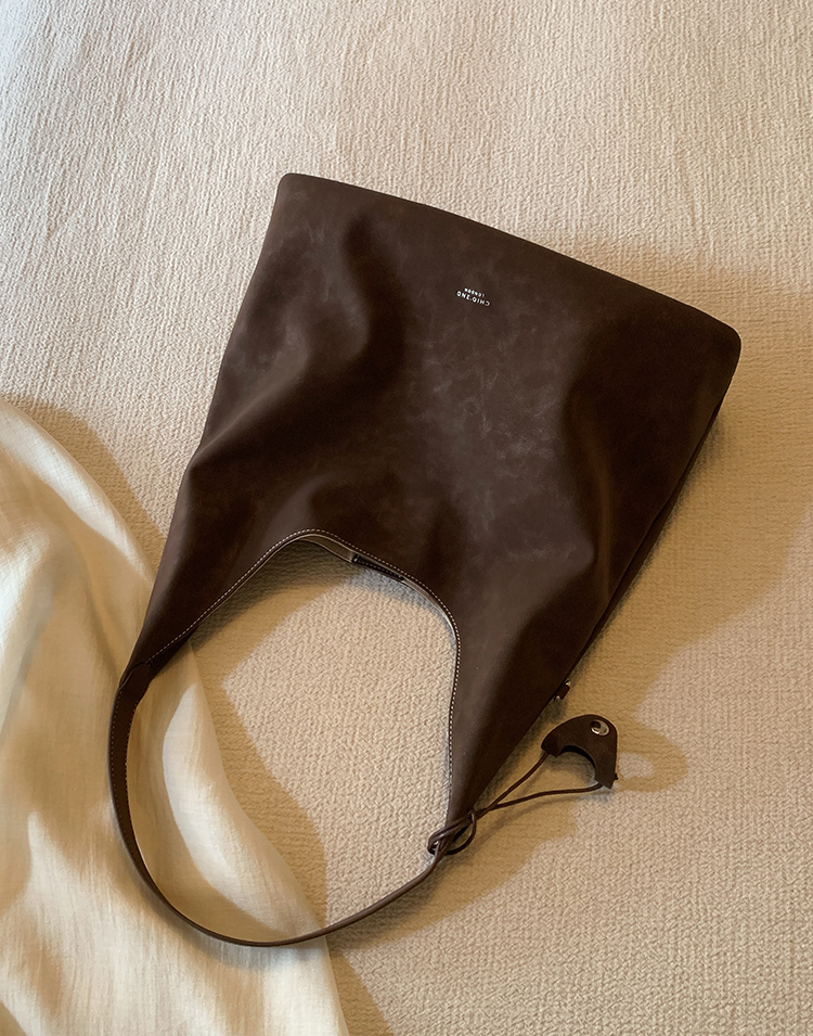 DEEPKEE original nubuck handmade full-grain genuine leather cowhide bag 墨玉森林托特包 CD33256號號