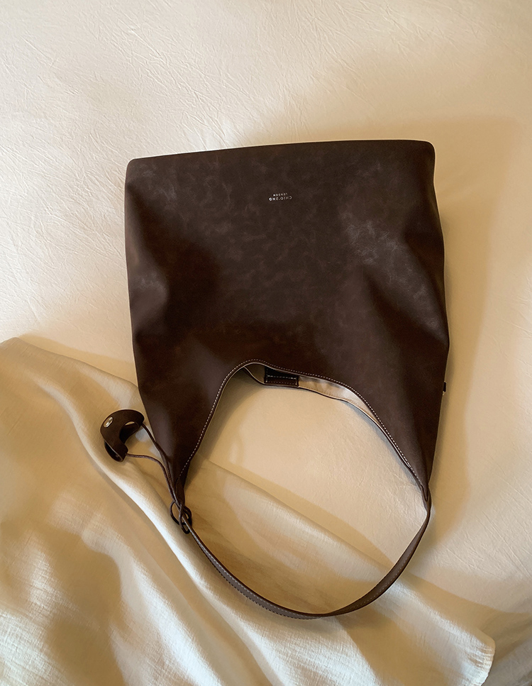 DEEPKEE original nubuck handmade full-grain genuine leather cowhide bag 墨玉森林托特包 CD33256號號
