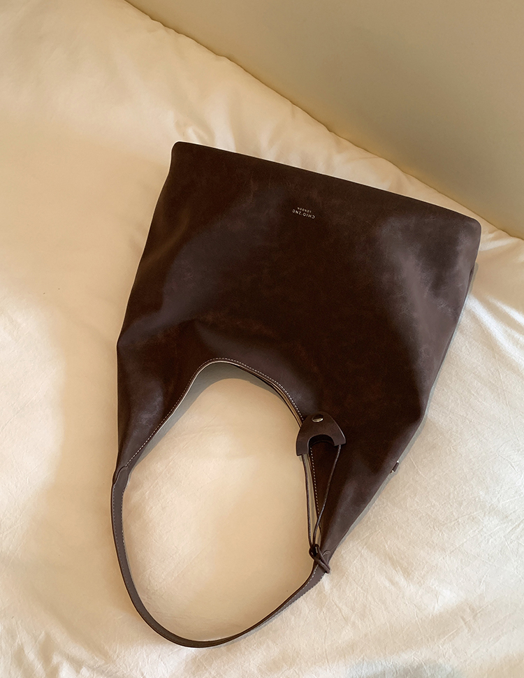 DEEPKEE original nubuck handmade full-grain genuine leather cowhide bag 墨玉森林托特包 CD33256號號