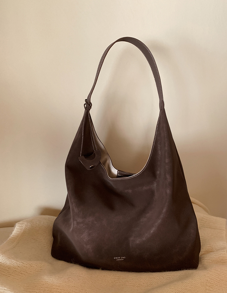 DEEPKEE original nubuck handmade full-grain genuine leather cowhide bag 墨玉森林托特包 CD33256號號