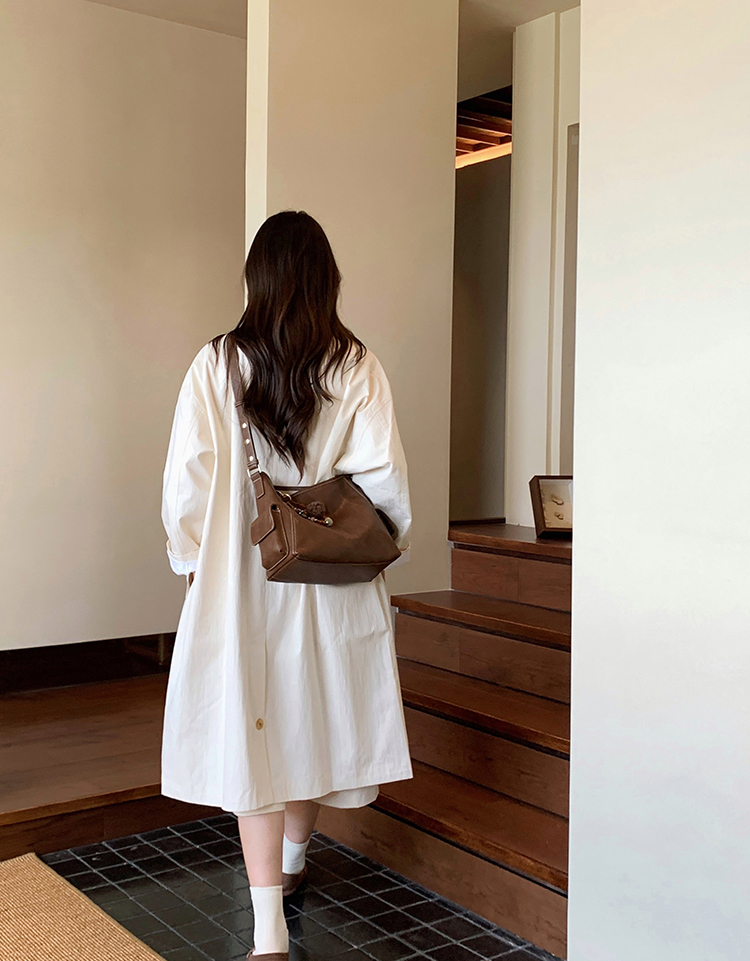 DEEPKEE original nubuck handmade full-grain genuine leather cowhide bag 燕麥暖調托特包 CD33272號