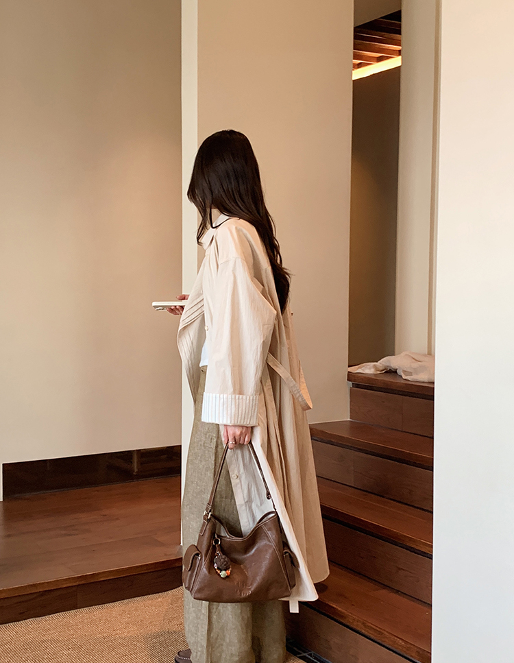 DEEPKEE original nubuck handmade full-grain genuine leather cowhide bag 燕麥暖調托特包 CD33272號