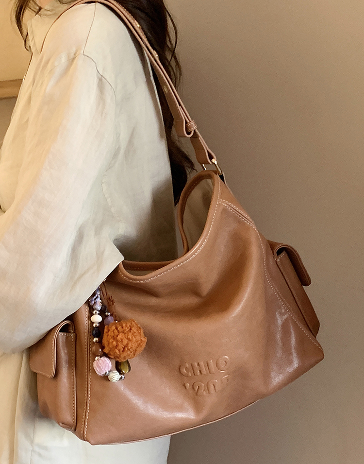 DEEPKEE original nubuck handmade full-grain genuine leather cowhide bag 燕麥暖調托特包 CD33272號