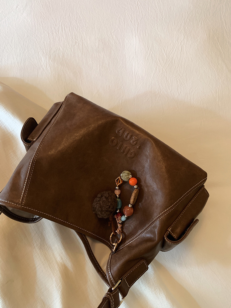 DEEPKEE original nubuck handmade full-grain genuine leather cowhide bag 燕麥暖調托特包 CD33272號