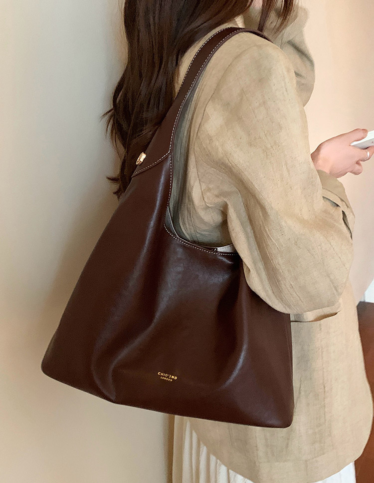DEEPKEE original nubuck handmade full-grain genuine leather cowhide bag 秋露暖陽托特包 CD33352號