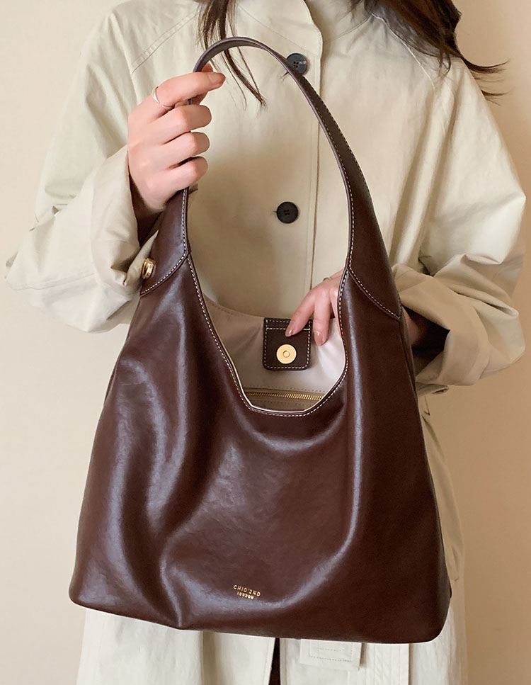 DEEPKEE original nubuck handmade full-grain genuine leather cowhide bag 秋露暖陽托特包 CD33352號