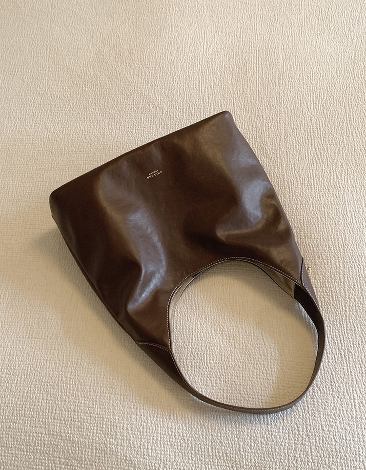 DEEPKEE original nubuck handmade full-grain genuine leather cowhide bag 秋露暖陽托特包 CD33352號