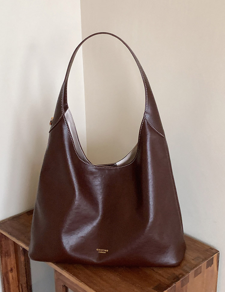 DEEPKEE original nubuck handmade full-grain genuine leather cowhide bag 秋露暖陽托特包 CD33352號