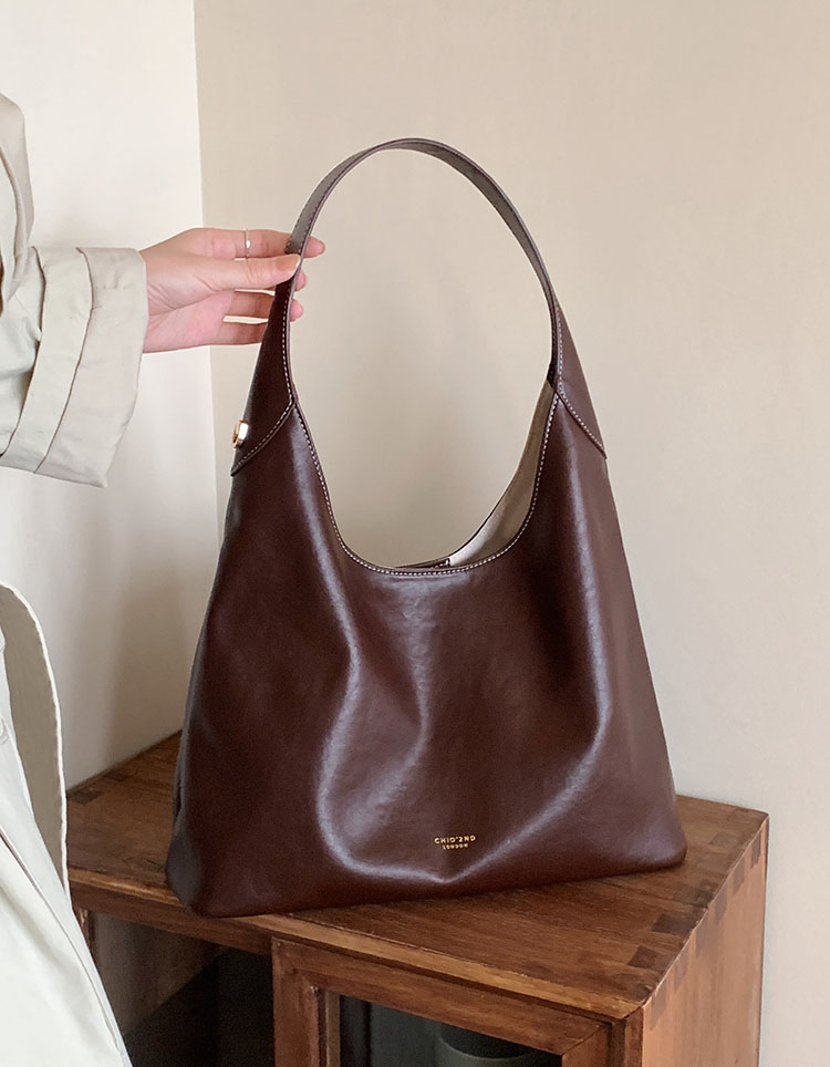 DEEPKEE original nubuck handmade full-grain genuine leather cowhide bag 秋露暖陽托特包 CD33352號