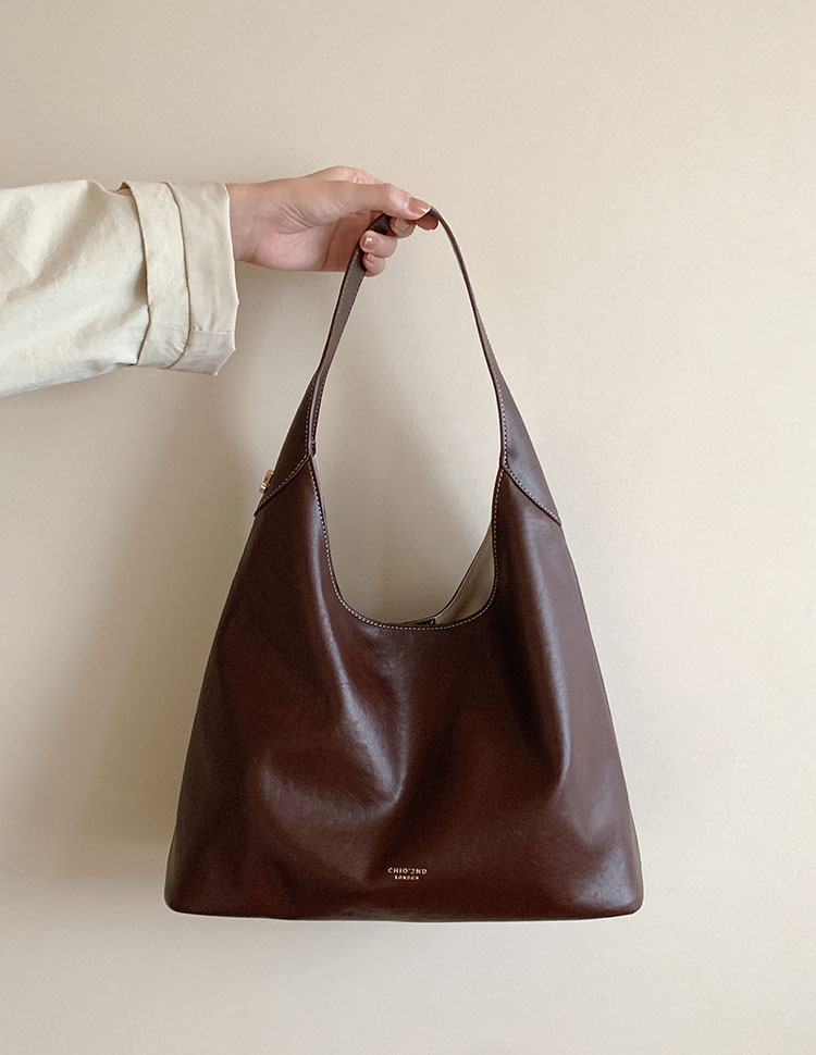 DEEPKEE original nubuck handmade full-grain genuine leather cowhide bag 秋露暖陽托特包 CD33352號
