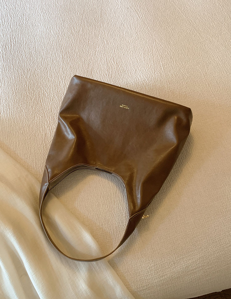 DEEPKEE original nubuck handmade full-grain genuine leather cowhide bag 秋露暖陽托特包 CD33352號