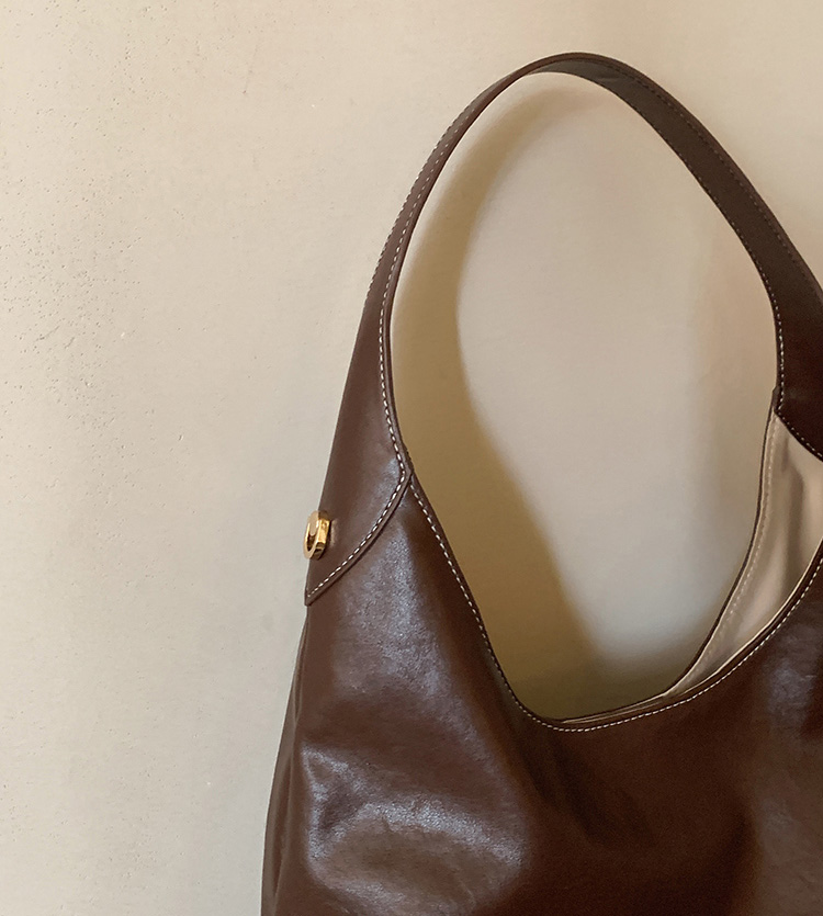 DEEPKEE original nubuck handmade full-grain genuine leather cowhide bag 秋露暖陽托特包 CD33352號