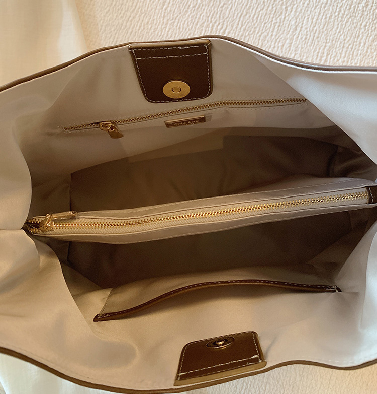 DEEPKEE original nubuck handmade full-grain genuine leather cowhide bag 秋露暖陽托特包 CD33352號